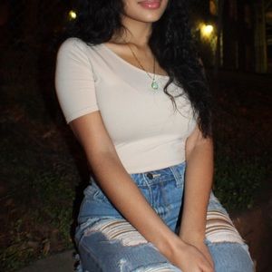 Tan One Shoulder Sleeve Bodysuit